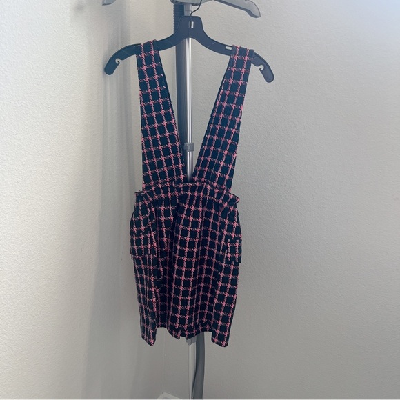 NWT Maje Check strapless dress - Picture 7 of 12